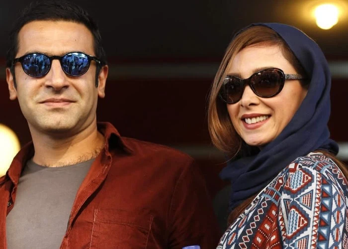 فرناز رهنما و همسرش کیارش اعتمادی فرناز رهنما و همسرش