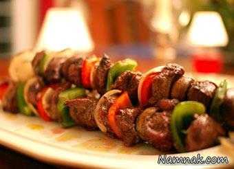 طرز تهیه ی کباب چوبی با فلفل سبز ، کباب چوبی ، طرز تهیه کباب چوبی