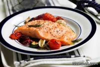 ماهی و سبزیجات ، طرز تهیه ماهی و سبزیجات در فر ، غذاهای خارجی