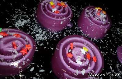 طرز تهیه ژله رولی ، انواع ژله ها ، ژله های جالب