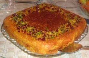 ته چین گوشت ، ته چین گوشت گوسفندی