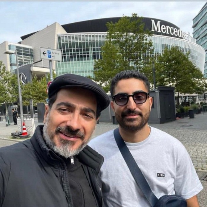 همایون شجریان و برادرش رایان شجریان همایون شجریان و برادرش