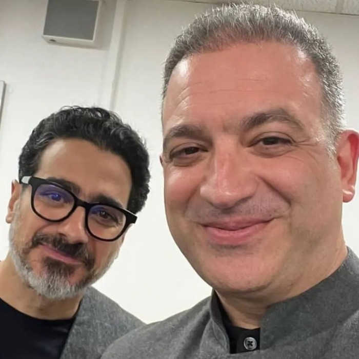 عکس همایون شجریان و رضایی نیا همایون شجریان و رضایی نیا