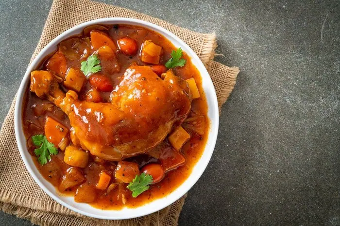 خورش مرغ و انجیر خورش مرغ