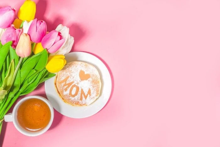 تزیین غذا و میز برای روز مادر تزیین غذا و میز