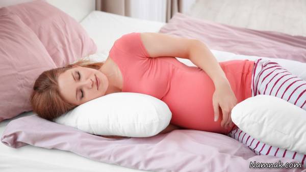 خوابیدن روی شکم در دوران بارداری