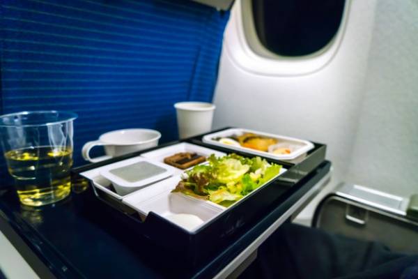 میز غذا خوردن هواپیما