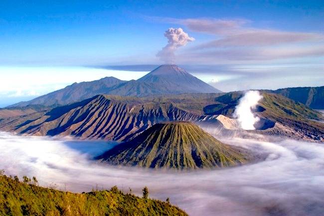 کوه های اندونزی