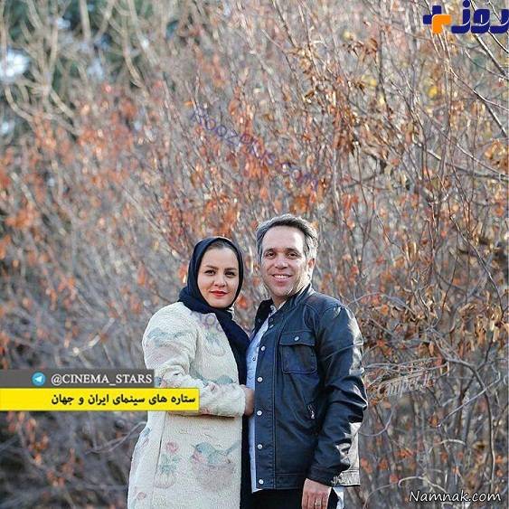 امیر کربلایی زاده و همسرش