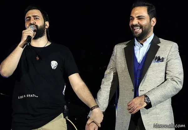 احسان علیخانی در کنسرت مهدی یراحی احسان علیخانی