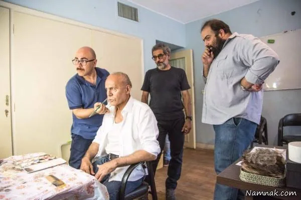 گریم جمشید هاشم پور در فیلم سینمایی انزوا جمشید هاشم پور