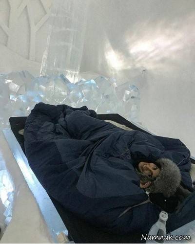 سفر زمستانی الناز شاکردوست به قطب شمال +تصاویر الناز شاکردوست