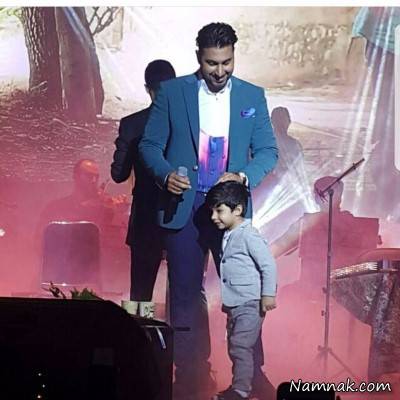 احسان خواجه امیری و پسرش