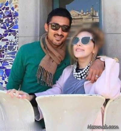 کیک جالب بارداری همسر رضا قوچان نژاد