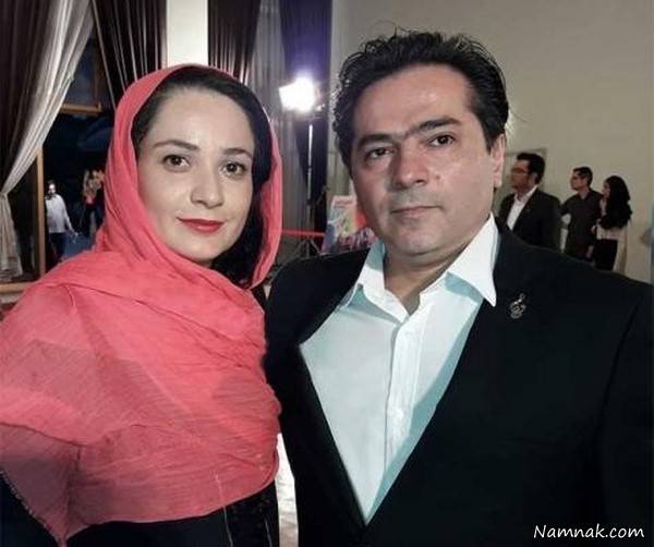نسرین نصرتی و همسرش نسرین نصرتی و همسرش