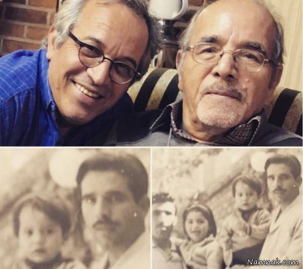 عکسهای محمدحسین لطیفی با پدرش محمدحسین لطیفی