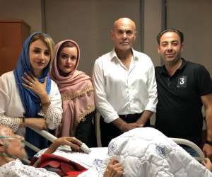 عیادت جمشید مشایخی ، جمشید مشایخی در بیمارستان