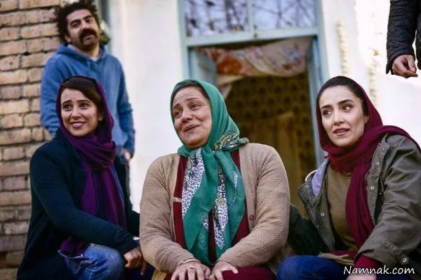 الناز حبیبی و شبنم مقدمی در فیلم خجالت نکش شبنم مقدمی