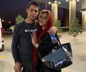 نسرین مقانلو و پسرش
