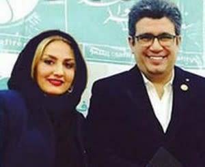 رضا رشيدپور و همسرش