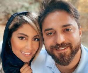 بابک جهانبخش و همسرش
