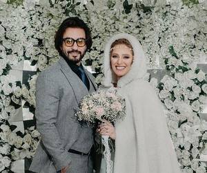نگین معتضدی و همسرش