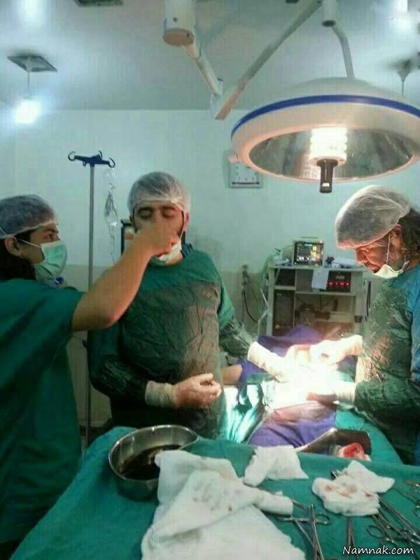 افطار کردن در اتاق عمل ، افطار ، پزشکان سوری
