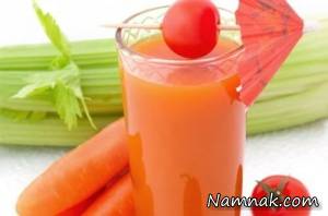 نوشیدنی کرفس و هویج