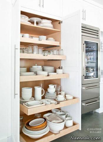 مناسب ترین کابینت ها برای آشپزخانه های کوچک + تصاویر کابینت
