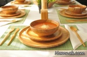 ظروف چوبی ، تمیز کردن ظروف چوبی