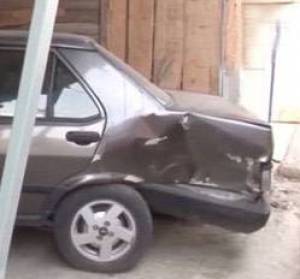 تصادف راننده کارآموز