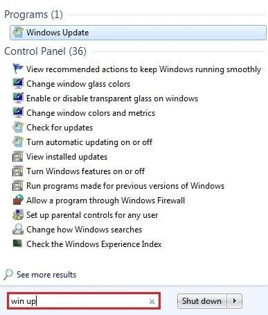 غیرفعال کردن آپدیت اتوماتیک ویندوز آپدیت اتوماتیک ویندوز7