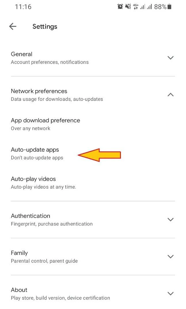 باز بودن آپدیت خودکار برنامه های آپدیت برنامه ها