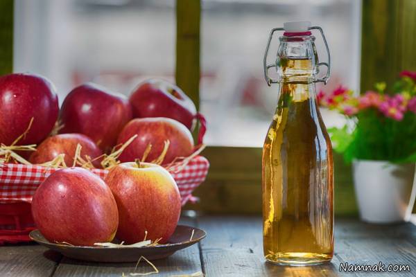 استفاده از سرکه سیب