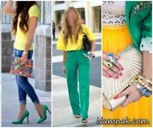 لباس رنگی رنگی ، لباس های رنگی