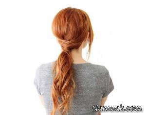 مدل دم اسبی ، موی دم اسبی