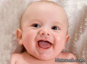 خنده نوزاد ، لبخند نوزاد