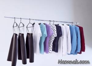 آویزان کردن لباس ، تا کردن لباس