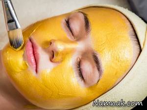 ماسک زردچوبه ، ماسک زردچوبه و عسل
