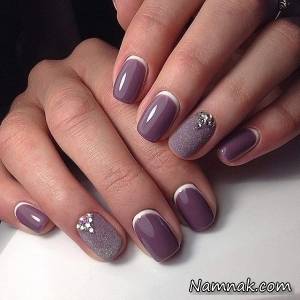 طراحی ناخن 2018 ، مدل لاک ناخن
