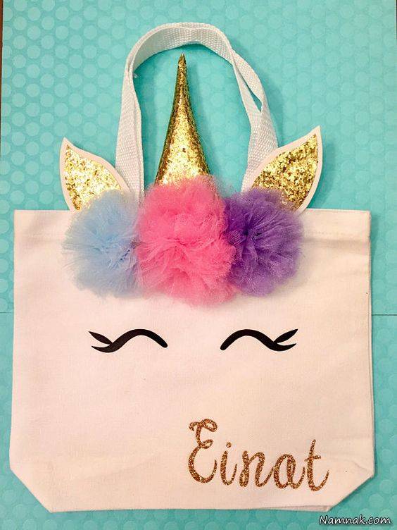 کاردستی با نمد تک شاخ کاردستی با نمد تک شاخ