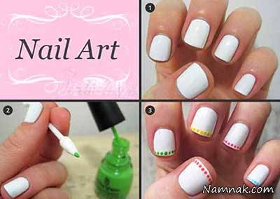 طراحی ناخن نوروزی و ساده طراحی ناخن نوروزی