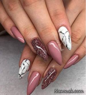 طراحی ناخن نوروزی ، طراحی ناخن ساده