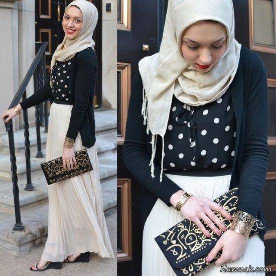 مدل های جدید بستن شال و روسری مدل بستن روسری