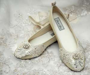 بهترین مدل های کفش عروس بدون پاشنه + عکس