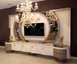 میز ال ای دی ، میز تلویزیون چوبی