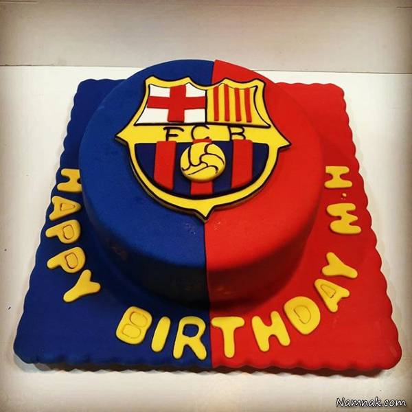 کیک تولد بارسلونا