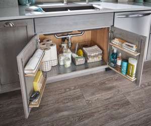 کابینت زیر سینک ظرفشویی ، تمیزکاری منزل