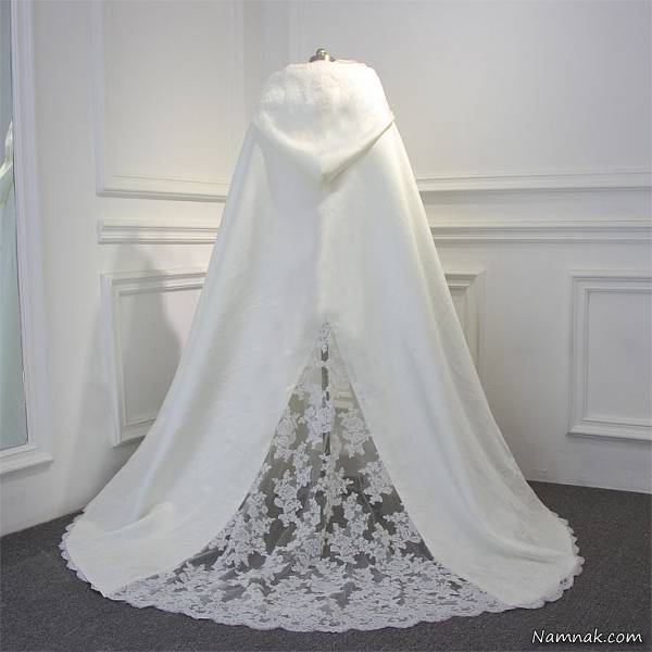 شنل بلند عروس