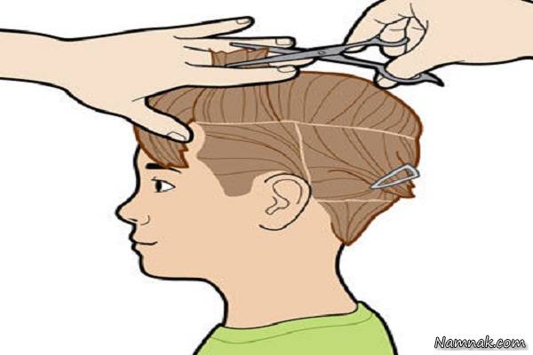 آموزش کوتاهی مو کودک آموزش کوتاهی مو کودک